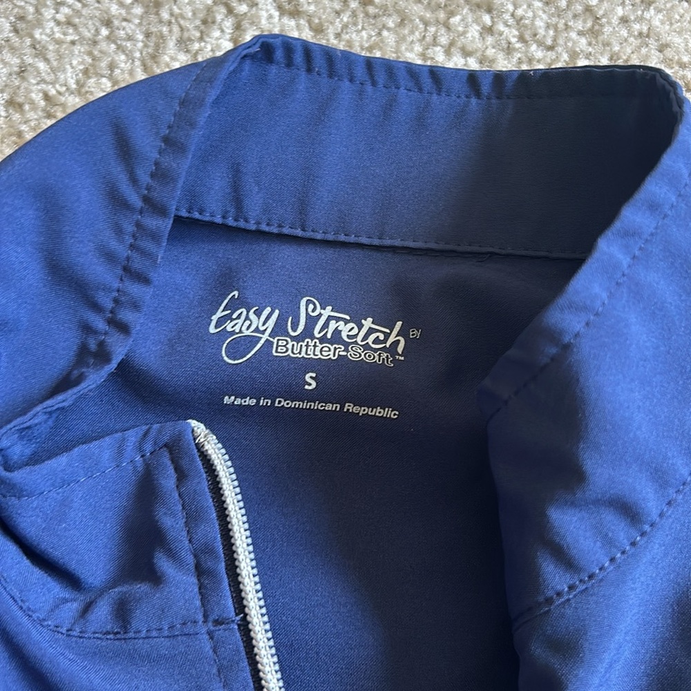 Navy Scrub Jacket - Picture 2 of 3